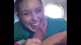 Sat Next To Random Girl On The Plane She Sucked My Cock