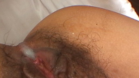 Ayumi Harunas pussy gets poked hard by two poles